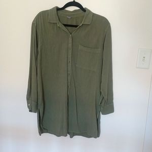 Olive green blouse